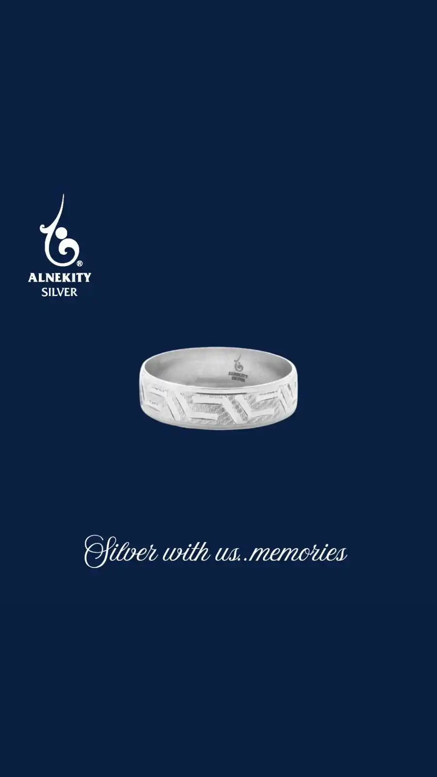 Image from Alnekity Silver: Starting Eid with a new wedding ring from Alnekity Silver.. Time for a...
