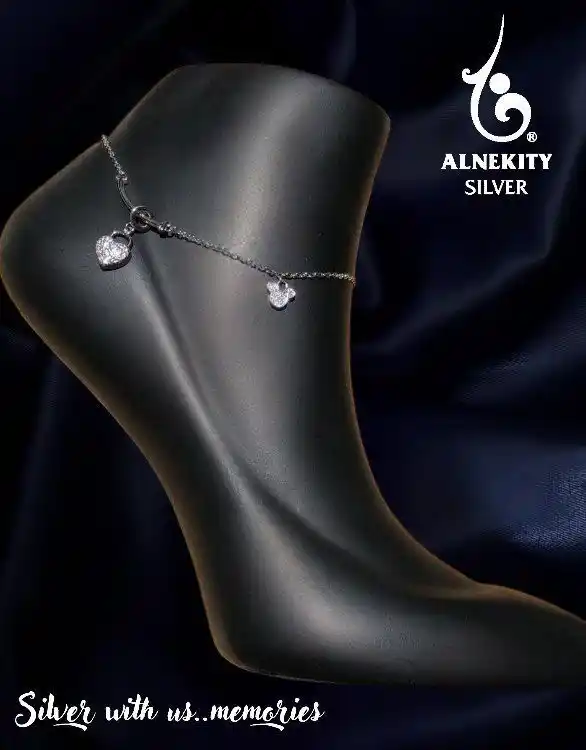 Image from Alnekity Silver: Step into summer with this anklet 💙 <a class="text-blue-500 hover:und...