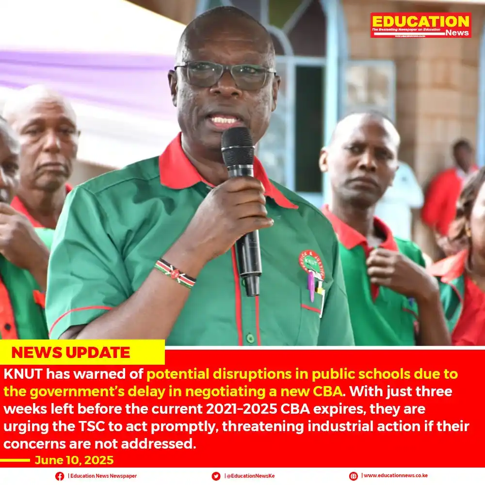 Image from Education News Digital: 🔴 Teachers threaten to strike over delayed CBA talks Full story: ...