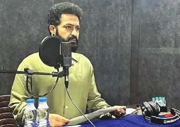 Image from RAW NTR: Tiger dubbing for WAR2 🤜🤛...