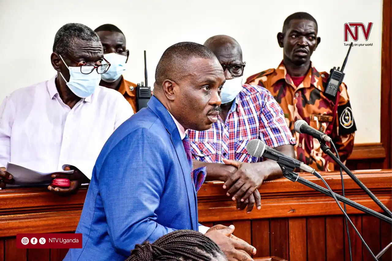 Image from NTV Uganda: UPDATE: Former presidential candidate @kizzabesigye1 and his colleagu...
