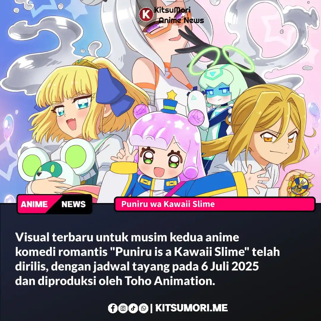 Image from KitsuMori - Anime News: Visual terbaru untuk musim kedua anime komedi romantis "Puniru is a Ka...
