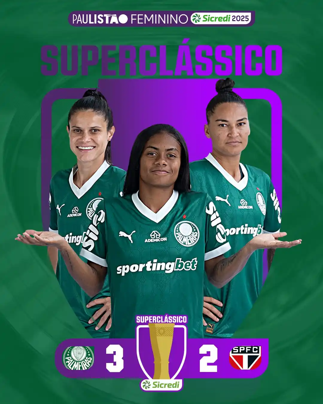 Image from Paulistão Sicredi: VITÓRIA ALVIVERDE! O Palmeiras leva a melhor e conquista mais um Super...
