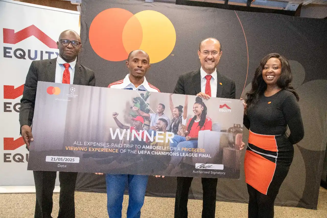 Image from Equity: We have a winner! Nicholas is off to Amboseli for an unforgettable UEF...