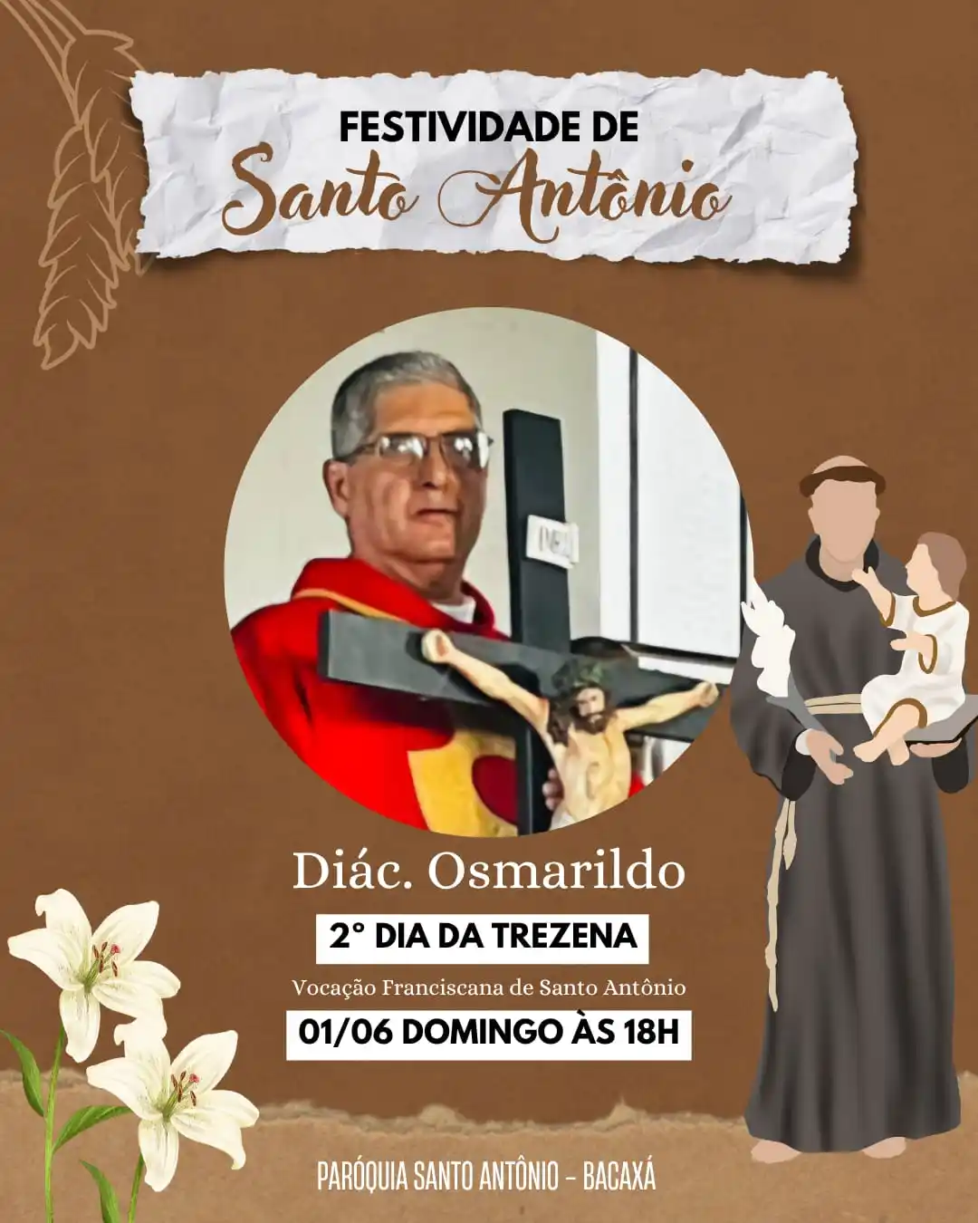 PASCOM P. Santo Antônio Bacaxá post