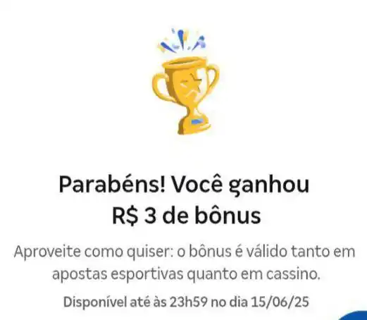 Image from BÔNUS 24 HRS 🎁: 🌟 3,00 - EM SALDO BÔNUS (BETNACIONAL) 🔗 https://apretailer.com.br/...