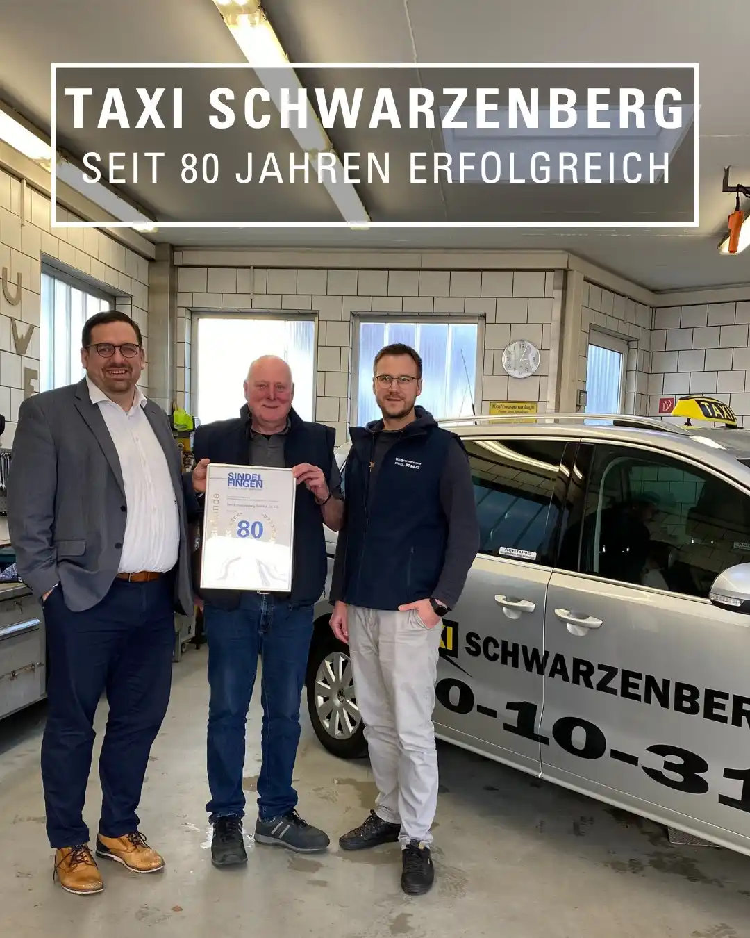Image from Wirtschaftsförderung Sindelfingen GmbH: 🚖 *80 Jahre Taxi Schwarzenberg – eine Sindelfinger Erfolgsgeschichte!...