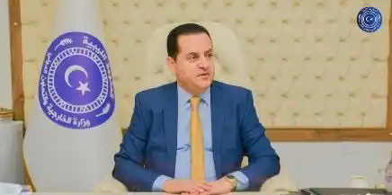 Image from التلفزيون العربي - ليبيا: عاجل | وزير الخارجية في الحكومة الليبية المكلّفة عبدالهادي الحويج للتل...