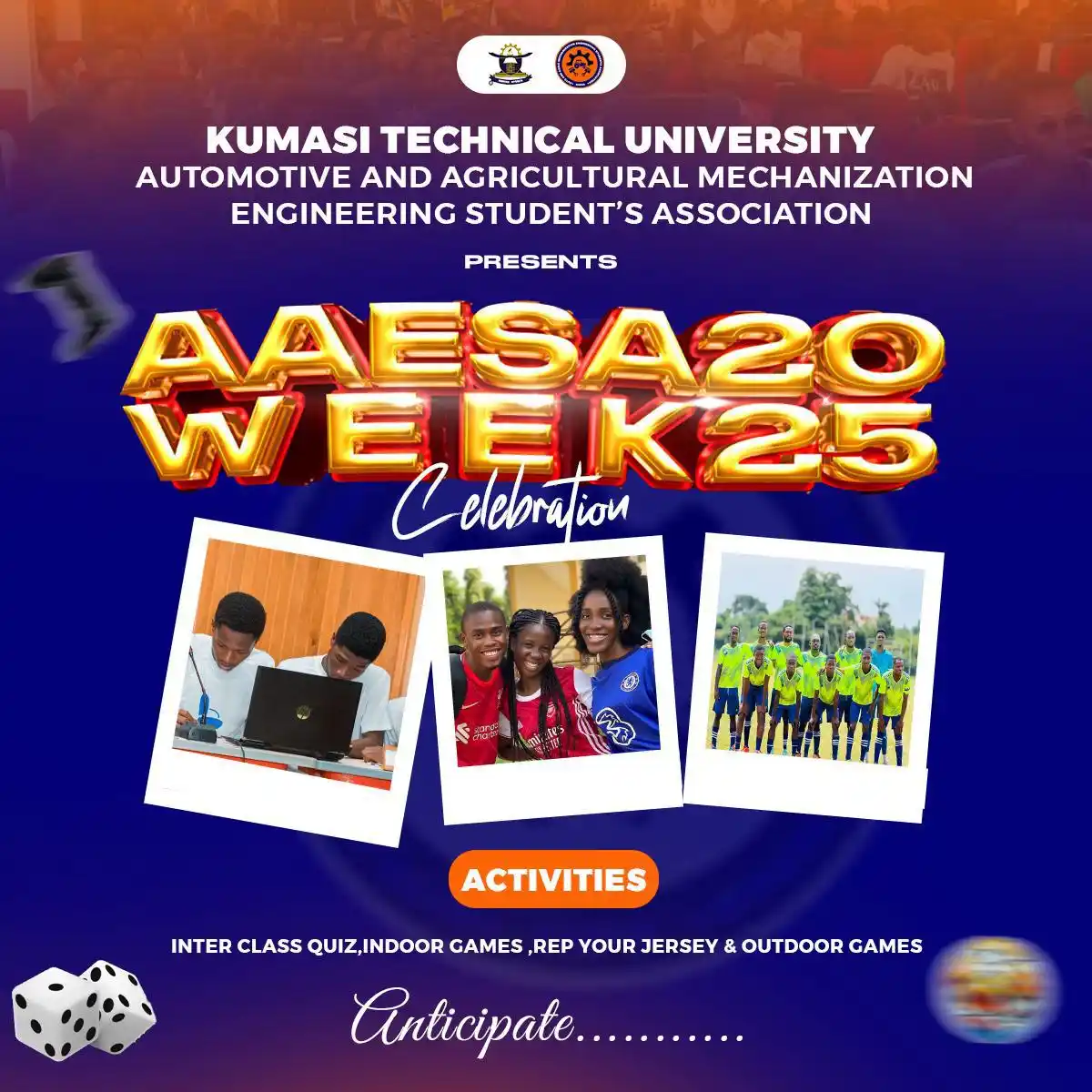 Image from AYOLOMEDIA🗞️: 🔥🎉 *AAESA WEEK 25 IS HERE!* 🎉🔥 Get ready for an unforgettable cel...