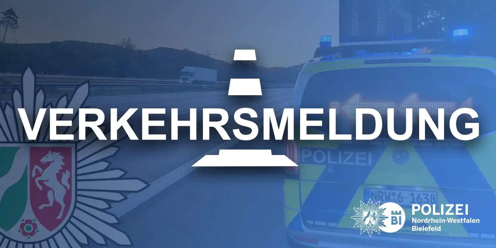 Image from Polizei NRW Bielefeld: *Achtung auf der A44* *Update* Die Unfallaufnahme war gegen 16:40 Uhr...