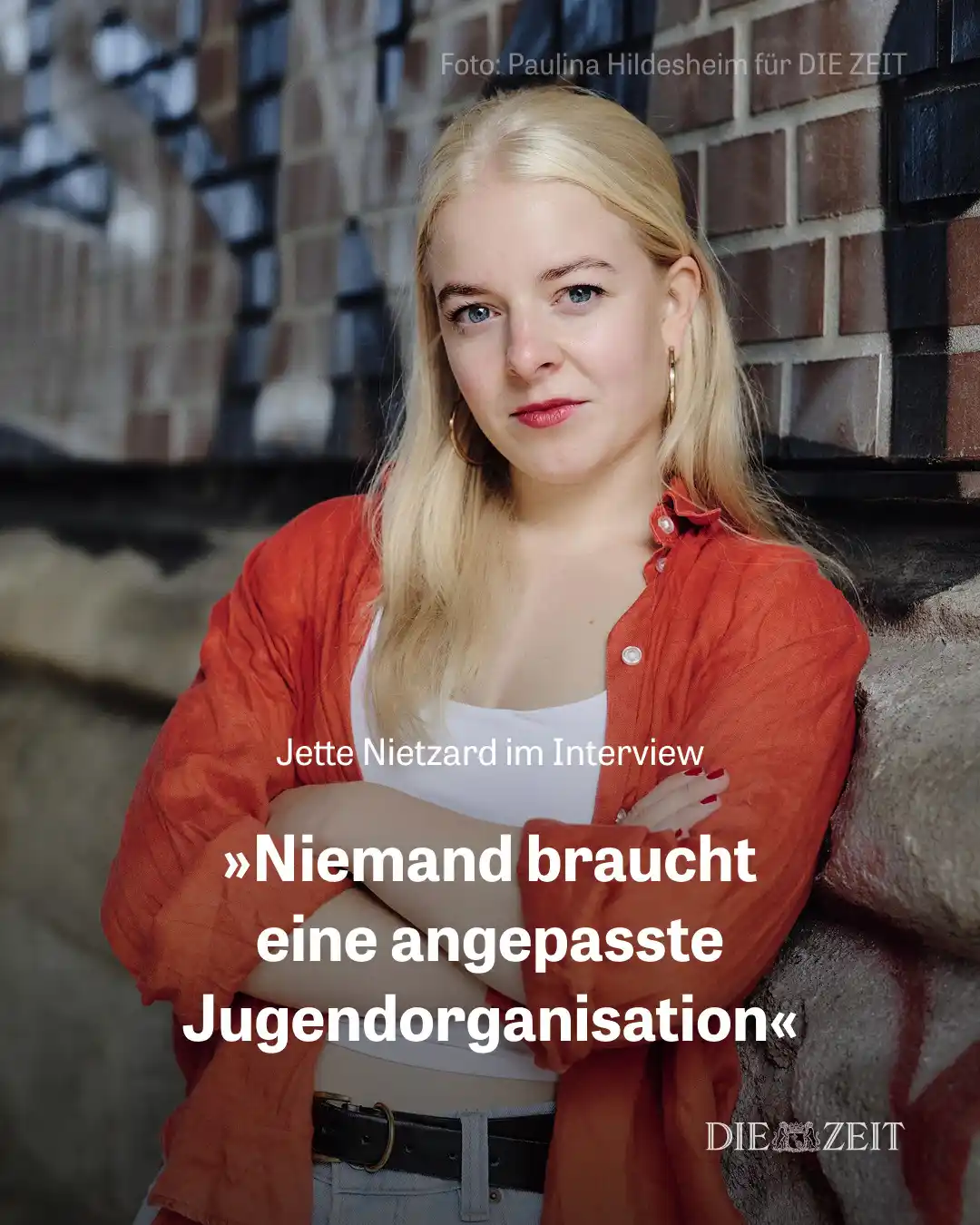 Image from ZEIT: 🗯️ Alle regen sich auf über *Jette Nietzard*, die Sprecherin der Grün...