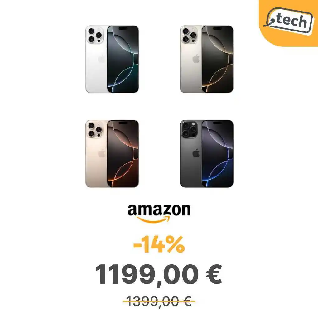 Image from offerte.club: *Apple iPhone 16 Pro Max 256 GB: Telefono 5G con Controllo fotocamera ...