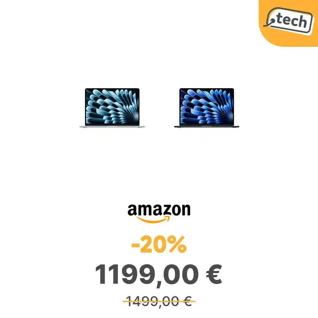 Image from offerte.club: *Apple MacBook Air 13.6" con chip M4, 16/512GB* 👉 https://ofclub.cli...