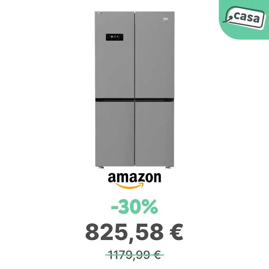 Image from offerte.club: *Beko - GN1416240XPN - Frigorifero 4 Porte, 541 litri, Inox, 39dBA* �...