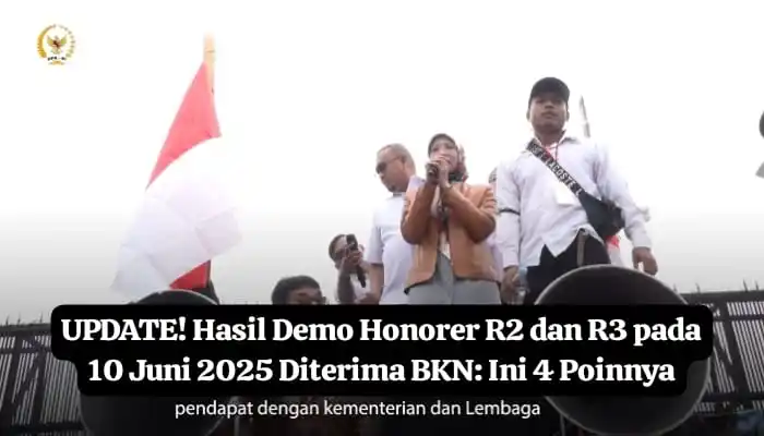 Image from INFO RESMI CPNS & PPPK 2024/2025: BREAKING NEWS! *Hasil Demo Honorer R2 dan R3 pada 10 Juni 2025 Diterim...