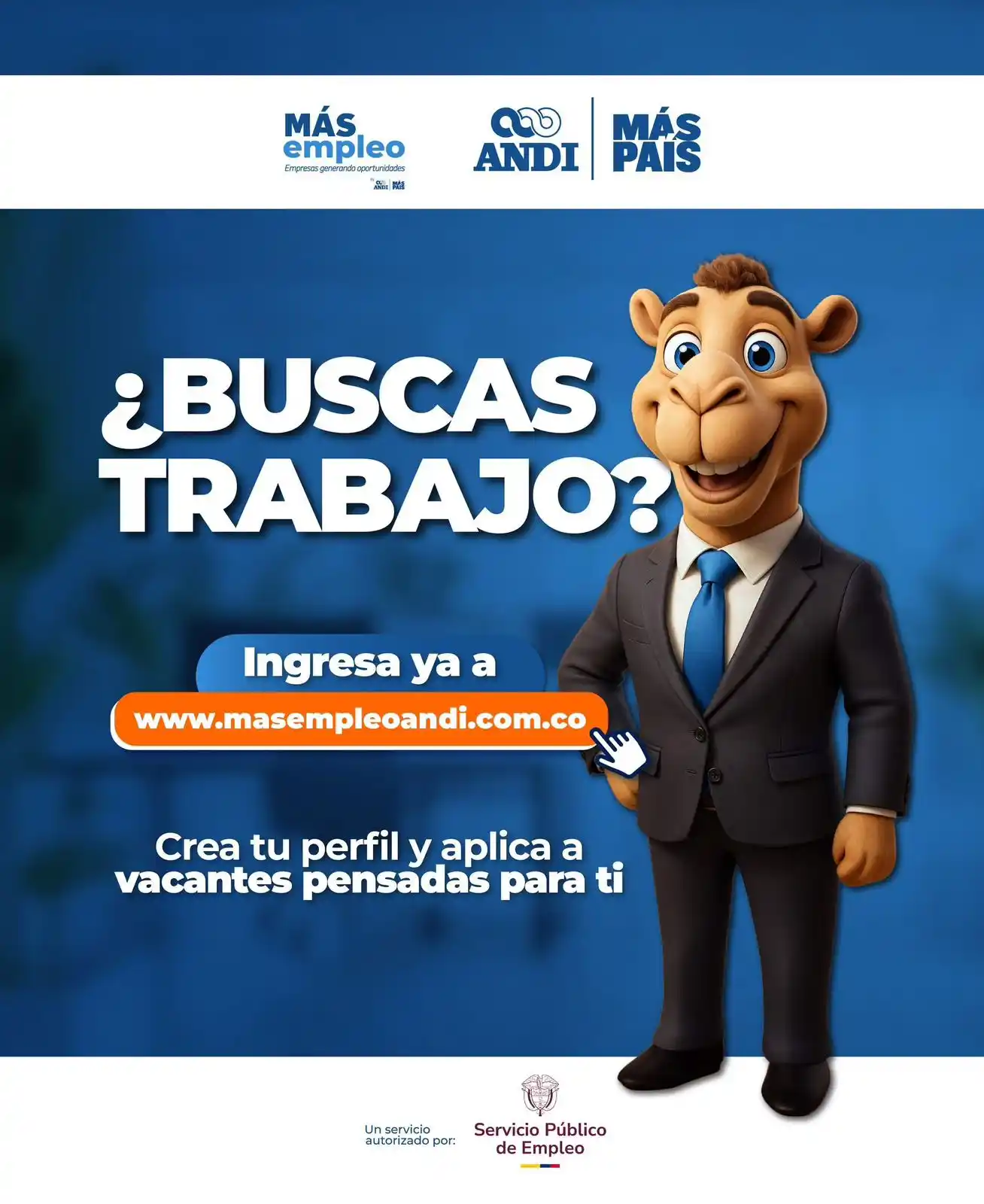 Image from Vacantes Más Empleo ANDI 🔵: 👋 *¡Buenos días, comunidad de Más Empleo!* Iniciamos una nueva semana...