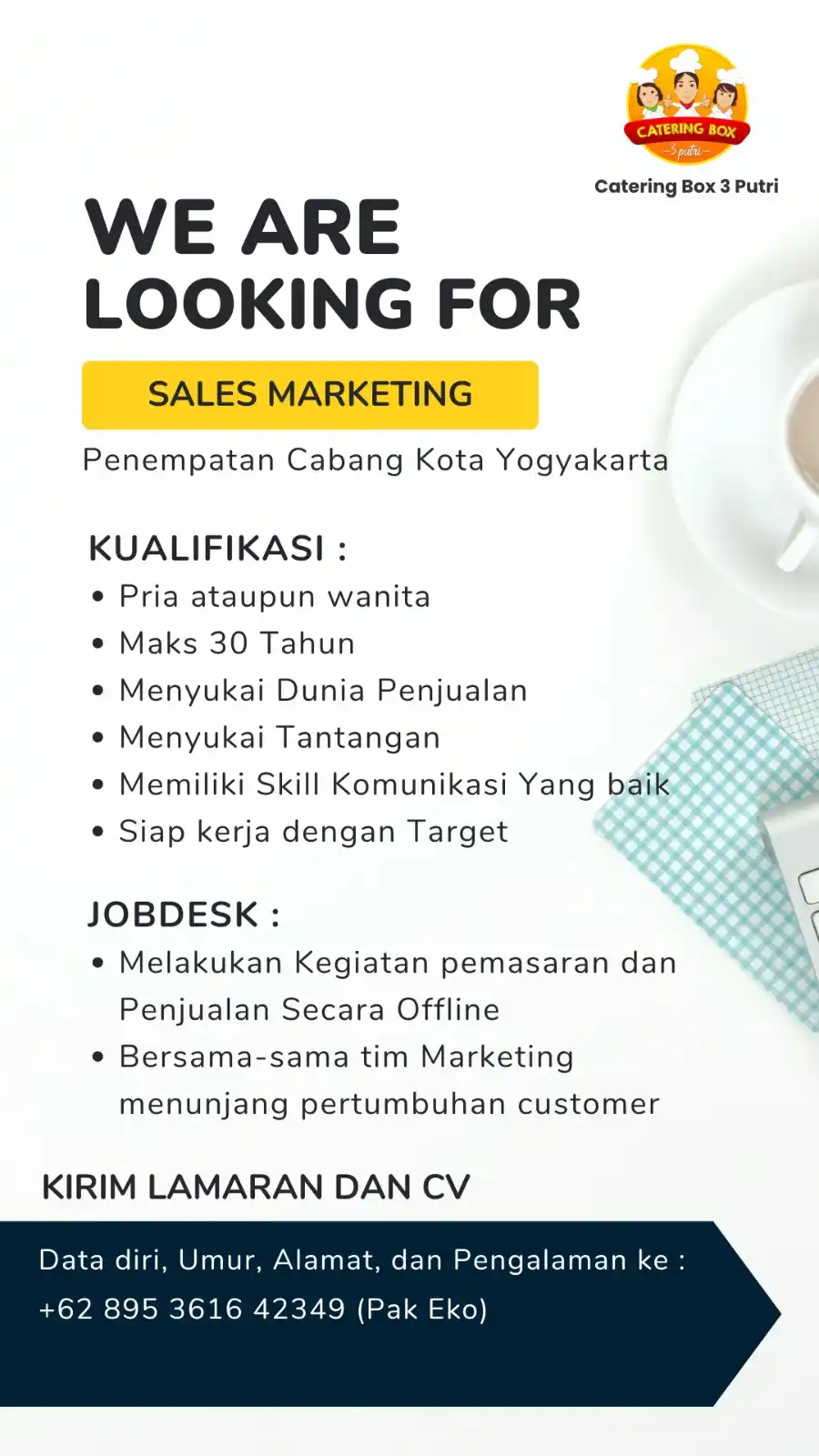 Info Loker Jogja Yogyakarta (Official) post