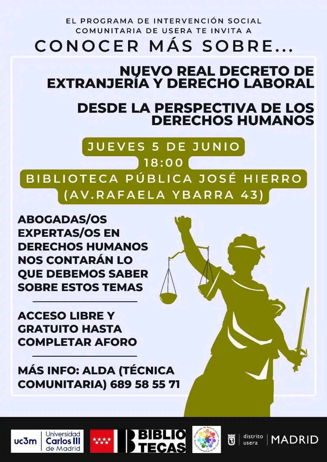 Image from Información Juvenil de Madrid: Charla gratuita sobre *_Nuevo Real Decreto Ley de Extranjería y Derech...