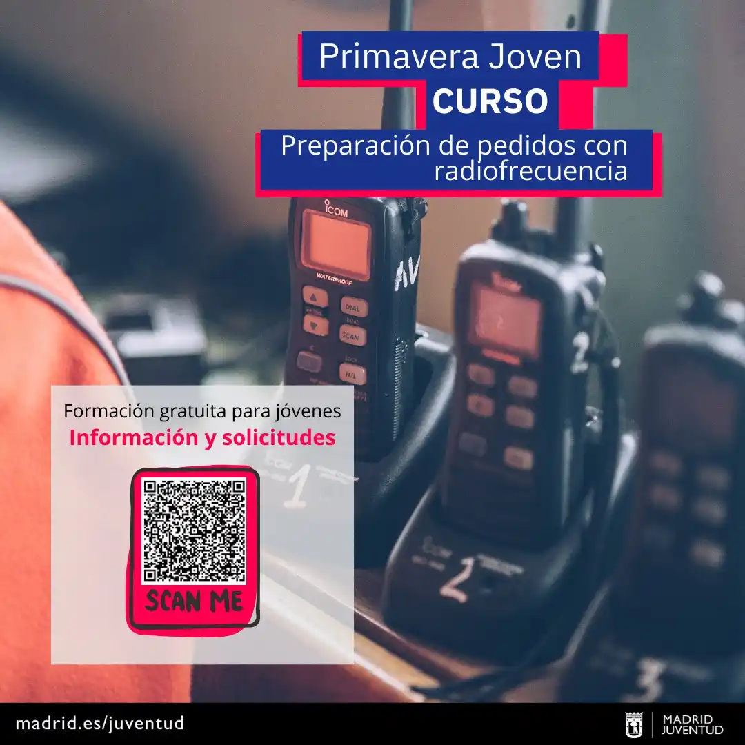 Image from Información Juvenil de Madrid: 📦 *Curso gratuito de PREPARACIÓN DE PEDIDOS CON RADIOFRECUENCIA de la...