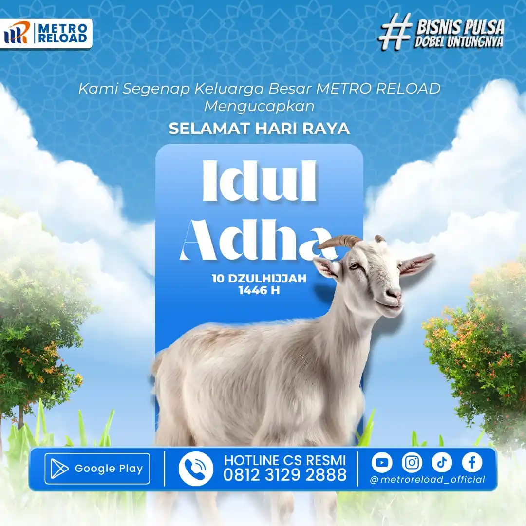 Image from Metro Customer Care Official: _Di balik kisah agung Nabi Ibrahim dan Ismail tersimpan pesan mendalam...