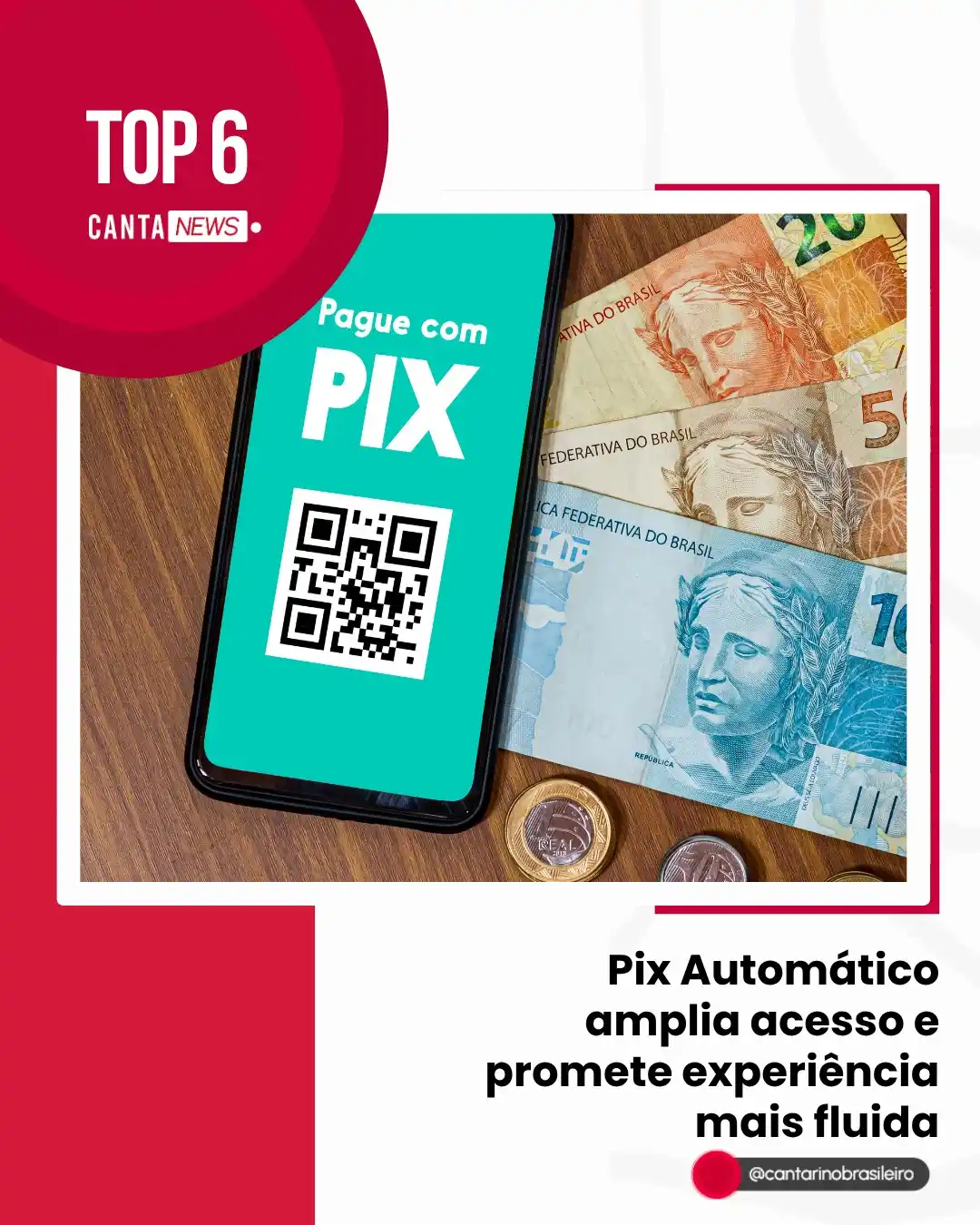 Image from Cantarino Brasileiro: 💡📱 Durante o Conexão Pix, em São Paulo, grandes nomes como Globoplay...