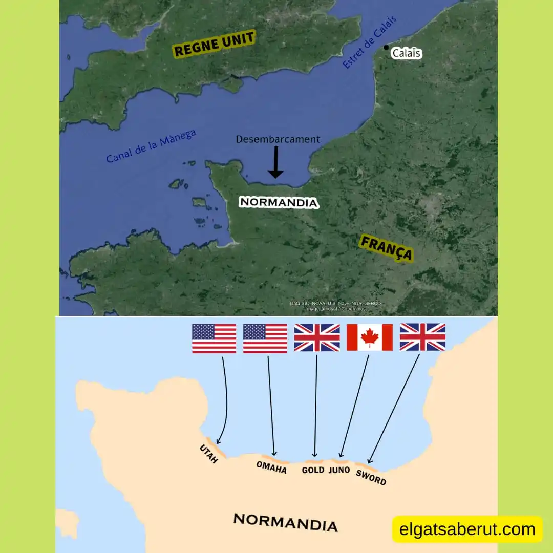 Image from Gat Saberut: El 6 de juny de 1944, es va iniciar el desembarcament militar més gran...