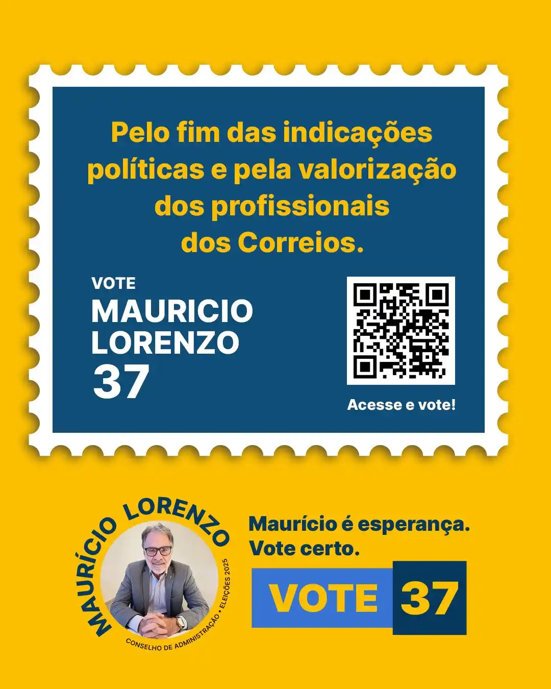 Image from ADCAP: ✅ *Eleições para o CA - 2º Turno* ➡️ Período de votação (on-line): 17...