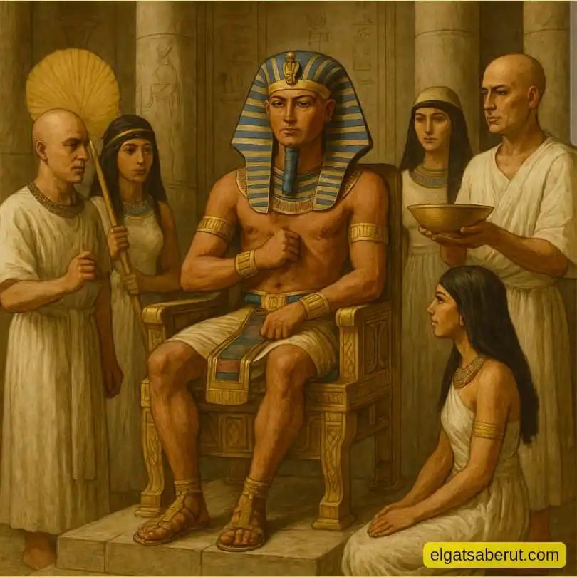 Image from Gat Saberut: En realitat, no va ser fins a la dinastia XVIII (segle XVI a.n.e.) que...