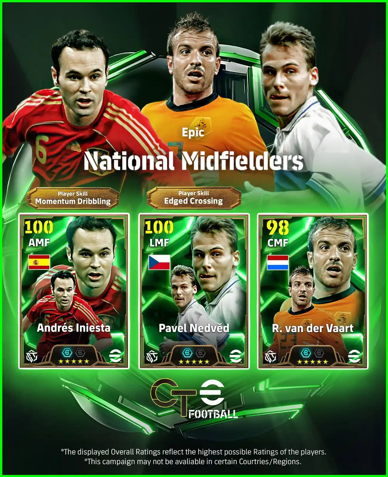Image from MAD - eFootball Updates: *🆕 EPIC: NATIONAL MIDFIELDERS (MONDAY)* 1. 🇨🇿 Pavel Nedved ⤷ Ed...