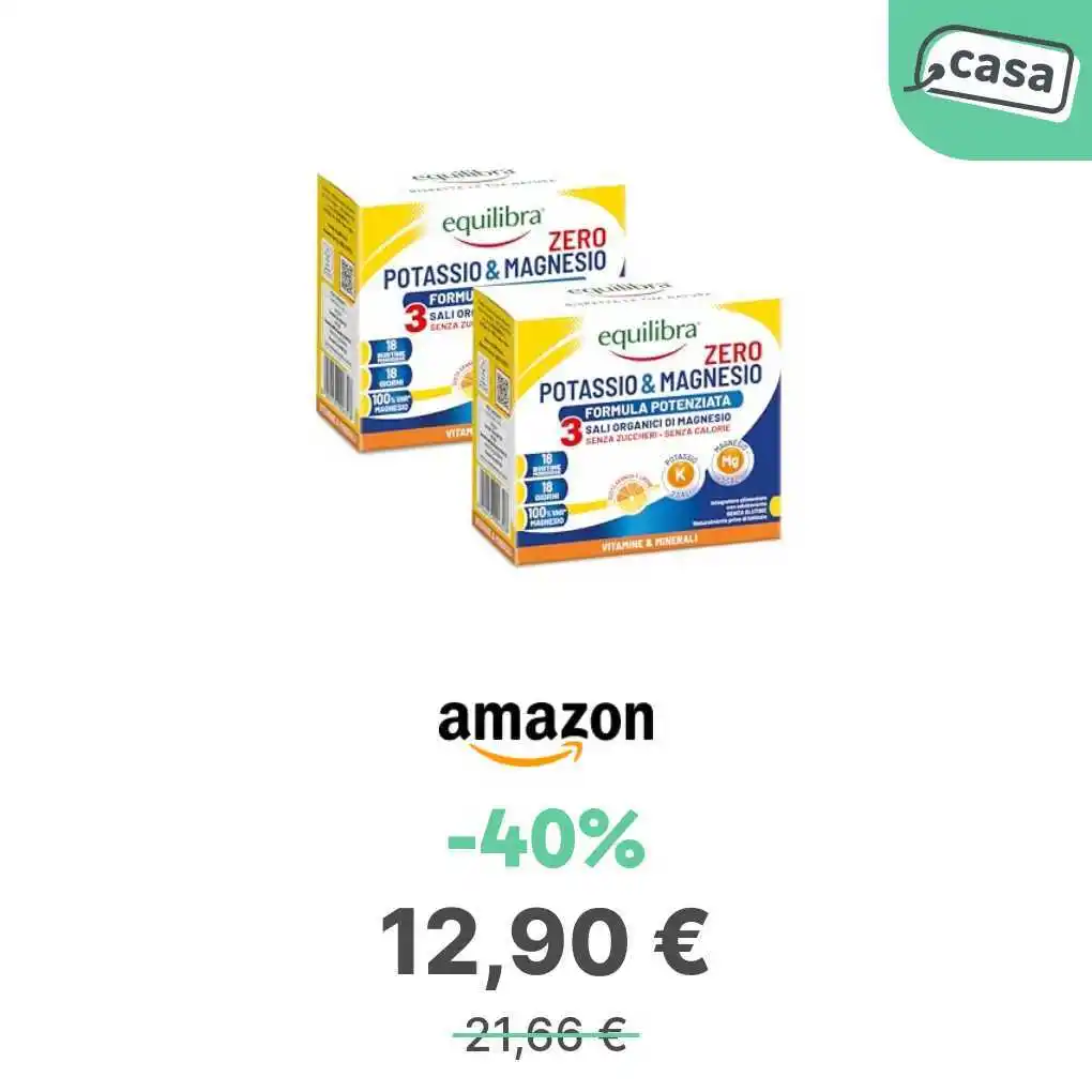 Image from offerte.club: *Equilibra Potassio e Magnesio, Senza Zucchero, 36 Bustine* 👉 https:...