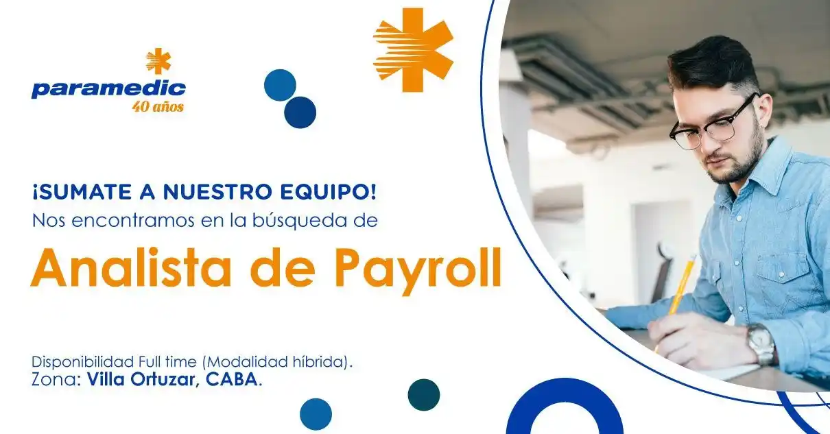 Image from Novedades de RRHH: Estamos en busca de Analista Payroll para unirse a nuestro equipo en P...