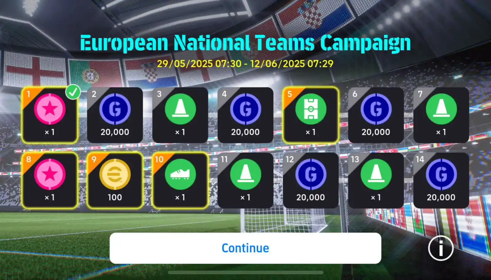 Image from MAD - eFootball Updates: 🆕 *EUROPEAN NATIONAL TEAMS CAMPAIGN* 🆕 Show Time: GK Directing Defe...