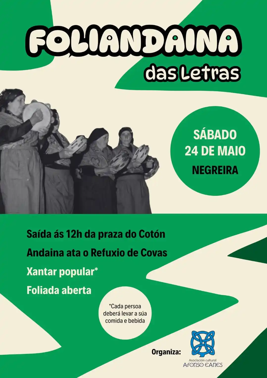 Image from Concello da Baña ● Canle Oficial de WhatsApp: 🥾🎶 𝐅𝐨𝐥𝐢𝐚𝐧𝐝𝐚𝐢𝐧𝐚 𝐝𝐚𝐬 𝐋𝐞𝐭𝐫𝐚𝐬 A Asociación Cultura...