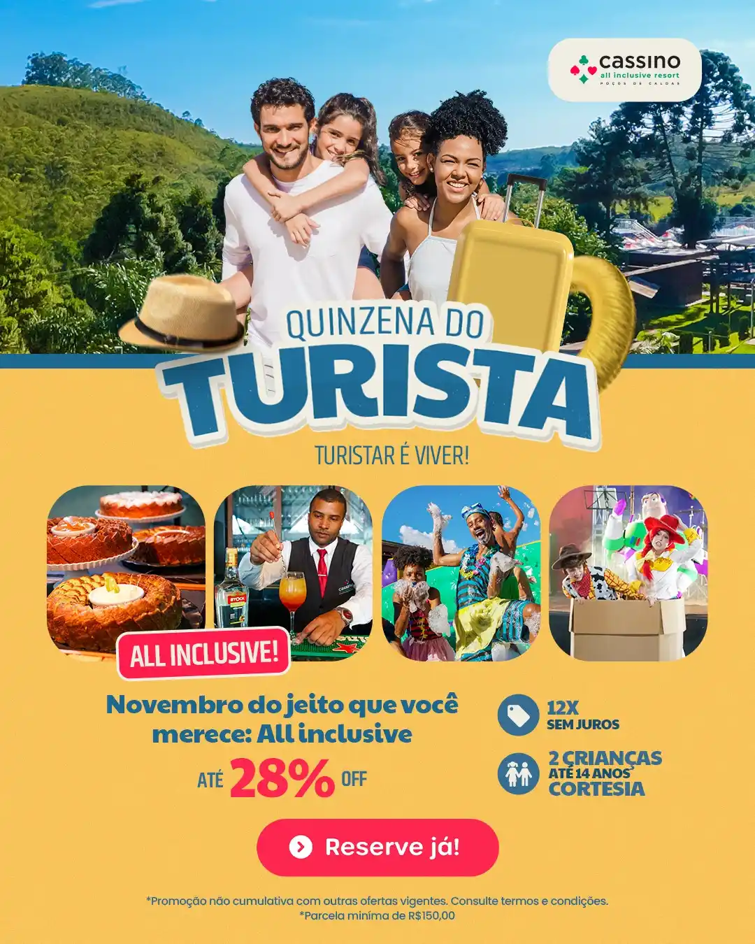 Image from Cassino All Inclusive Resort: 🎉 Garanta já sua diversão de Novembro com a Quinzena do Turista 2025!...