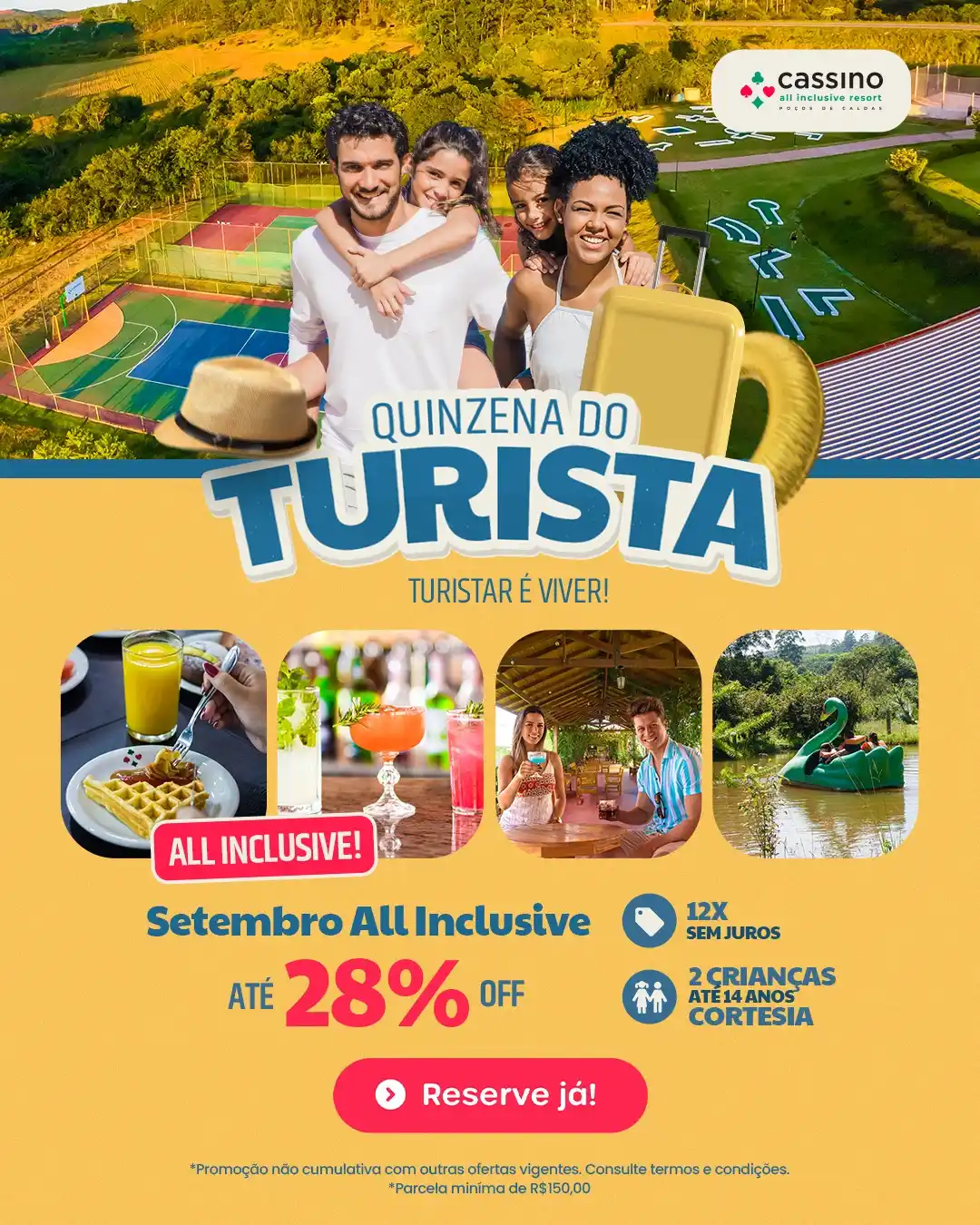 Image from Cassino All Inclusive Resort: 🎉 Garanta já sua diversão de Setembro com a Quinzena do Turista 2025!...