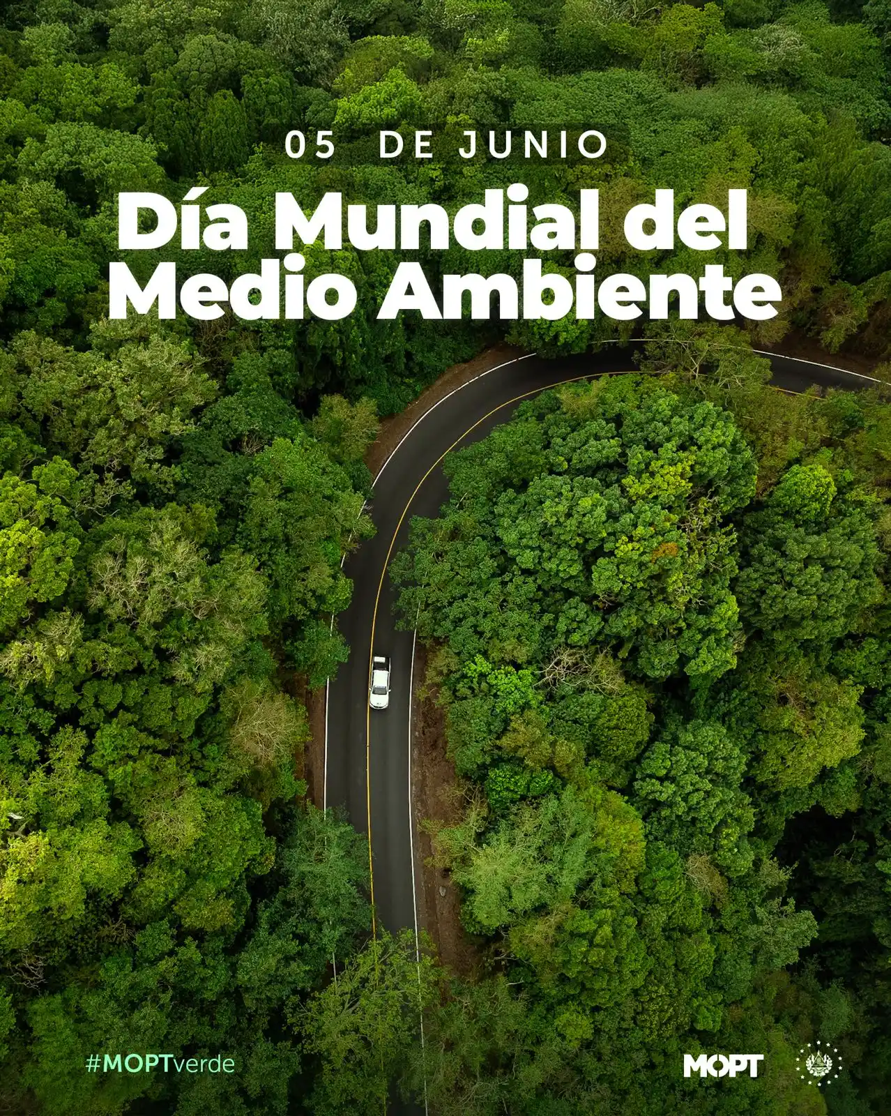 Image from MOPT El Salvador: Hoy celebramos el Día Mundial del Medio Ambiente, una fecha en la que ...
