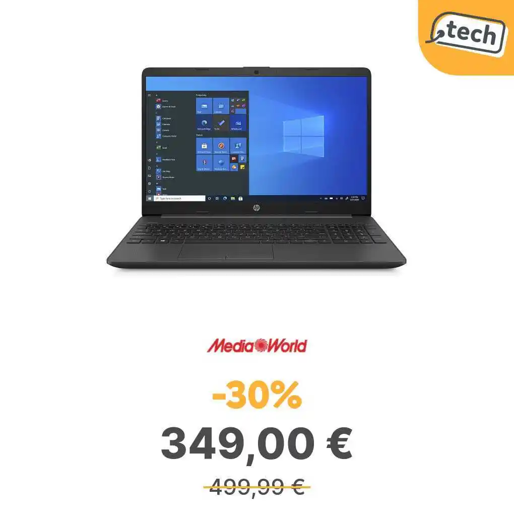 Image from offerte.club: *HP 255 G9 15,6 " - Processore AMD Ryzen 5 5625U, AMD Radeon Graphics,...