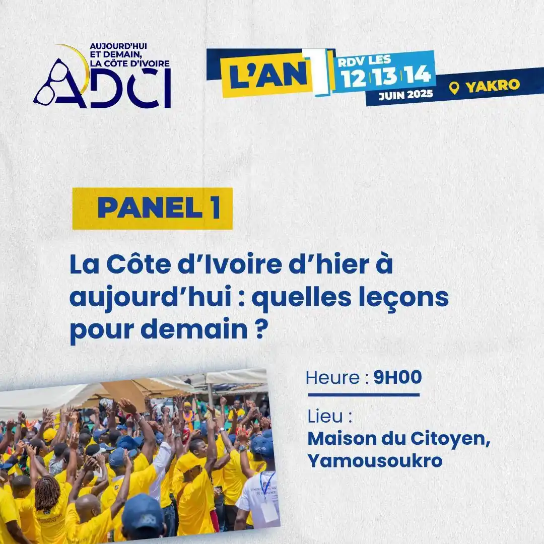 Image from ADCI News: Jeudi 12 juin 2025. Nous ouvrirons l’An 1 de ADCI et la Semaine Nation...