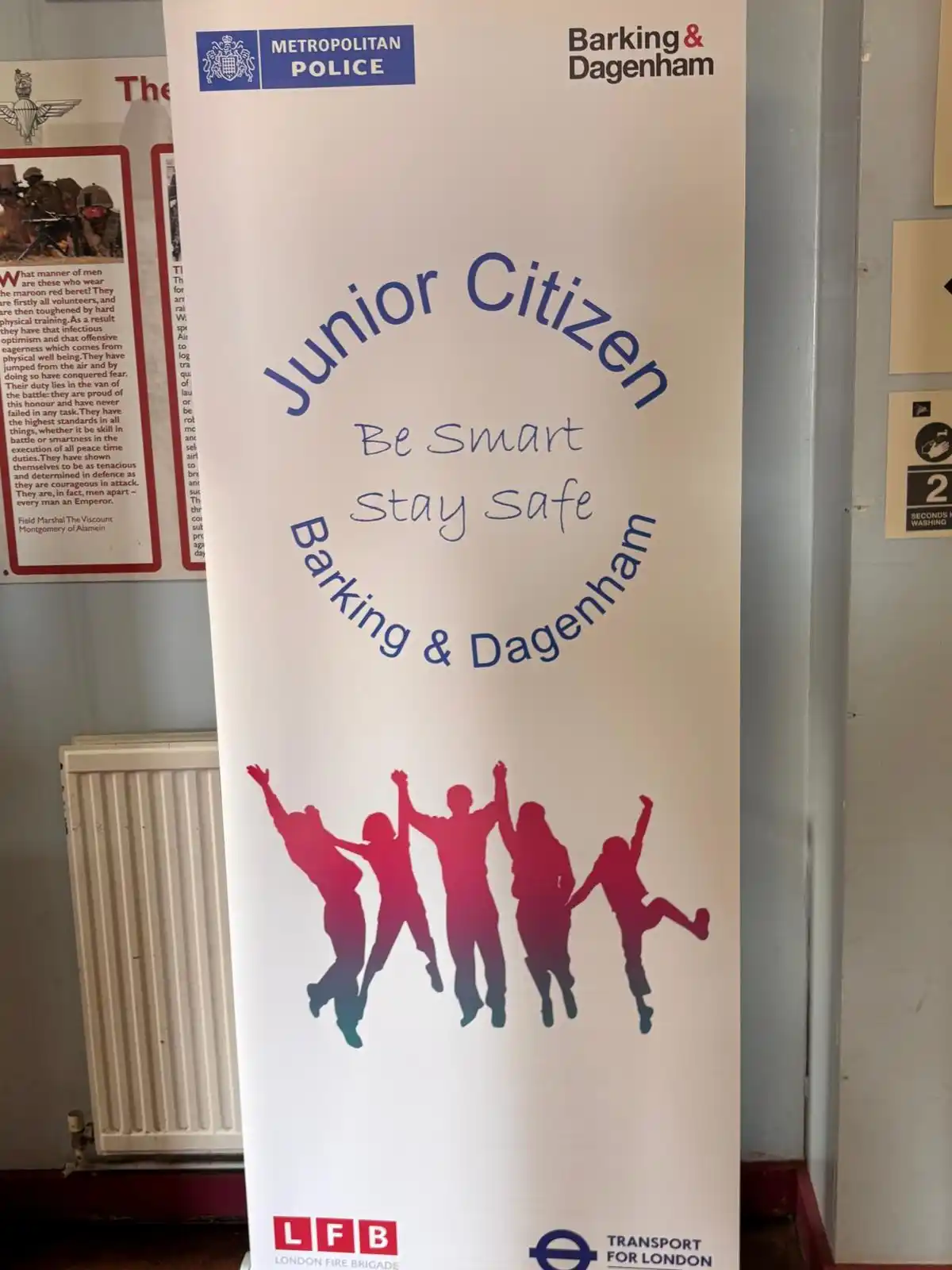 Image from Met Police - Eastbrook & Rush Green: JUNIOR CITIZEN | Yesterday, Rick was assisting with talks on knife/wea...