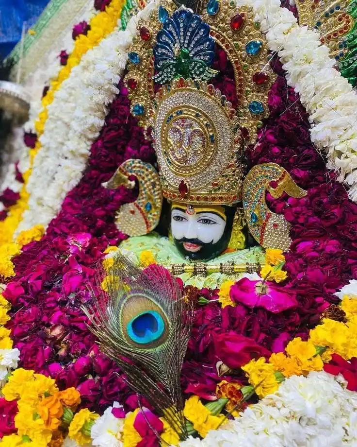Image from Dev Katha (devkatha.com): खाटूश्याम जी आरती | Khatushyam Ji Aarti https://devkatha.com/khatushya...