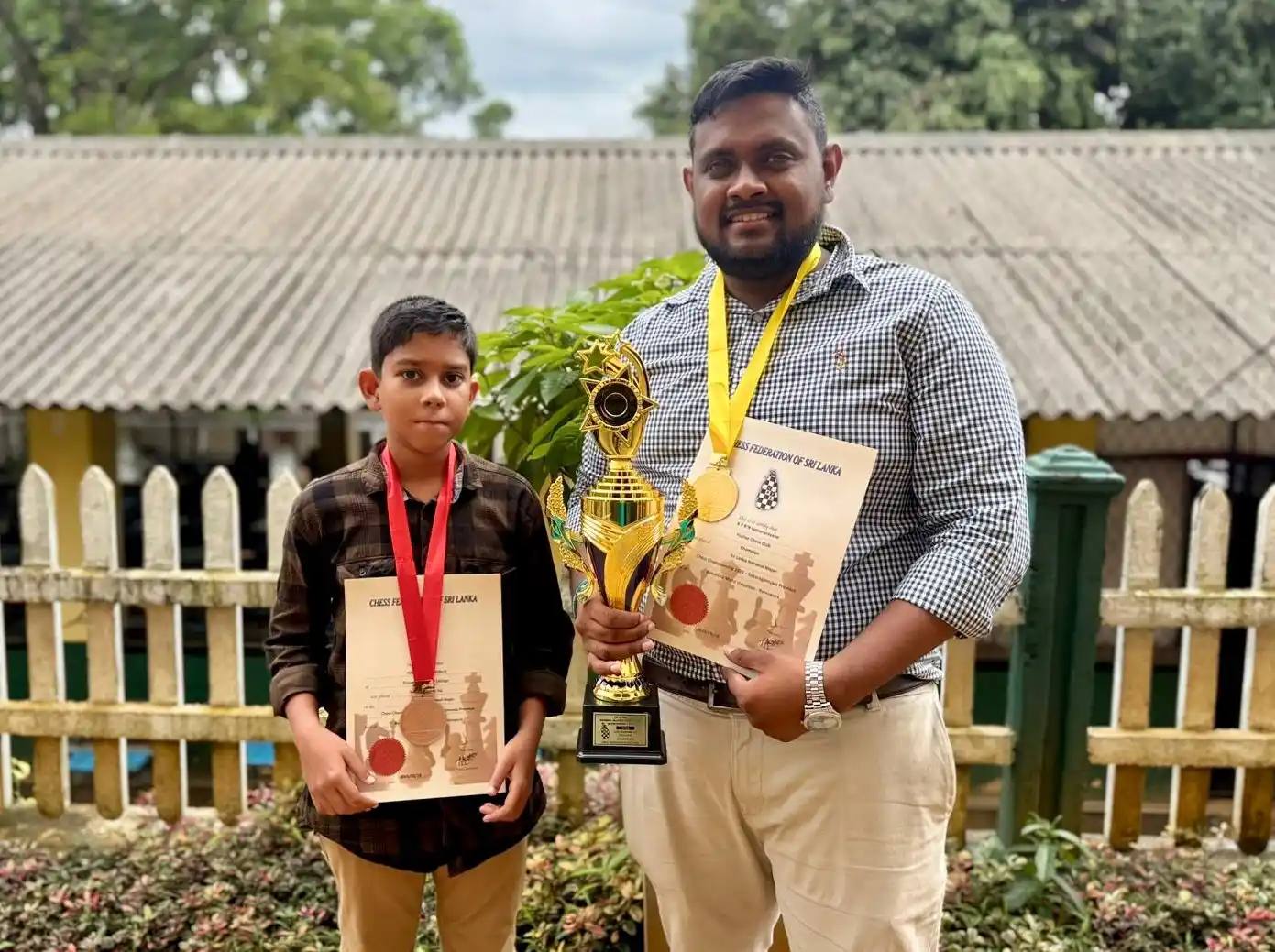 Image from ChessSL: 🏆♟️ K.P.R.N. Samaranayake Claims the Title at Sri Lanka National Majo...