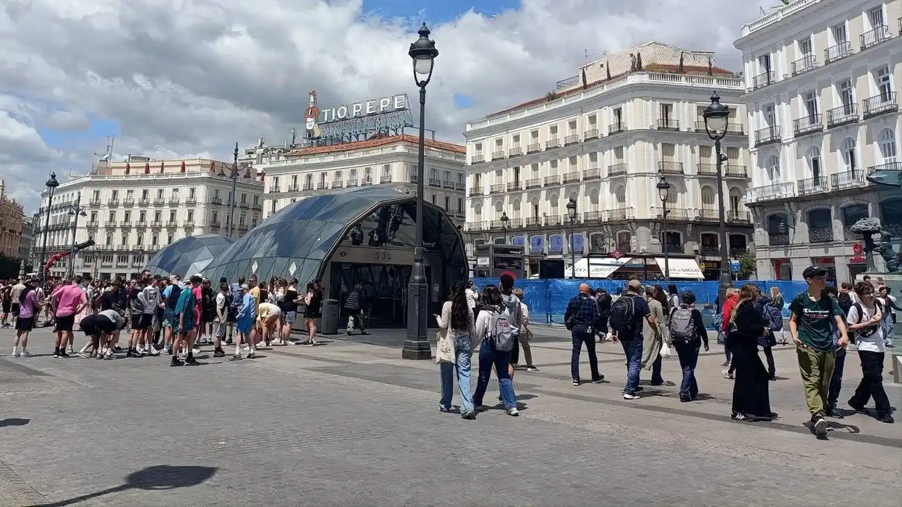 Image from TeleMadrid: 🚇 *La estación de Sol cerrará este viernes por el concierto para cele...