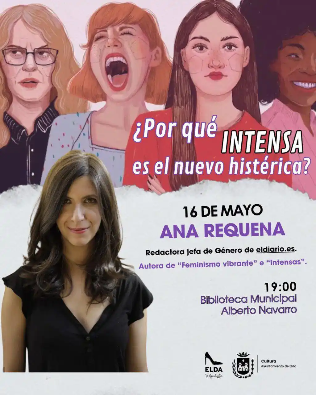 Image from Ayuntamiento de Elda : 📚 La periodista Ana Requena Aguilar será la protagonista del próximo ...