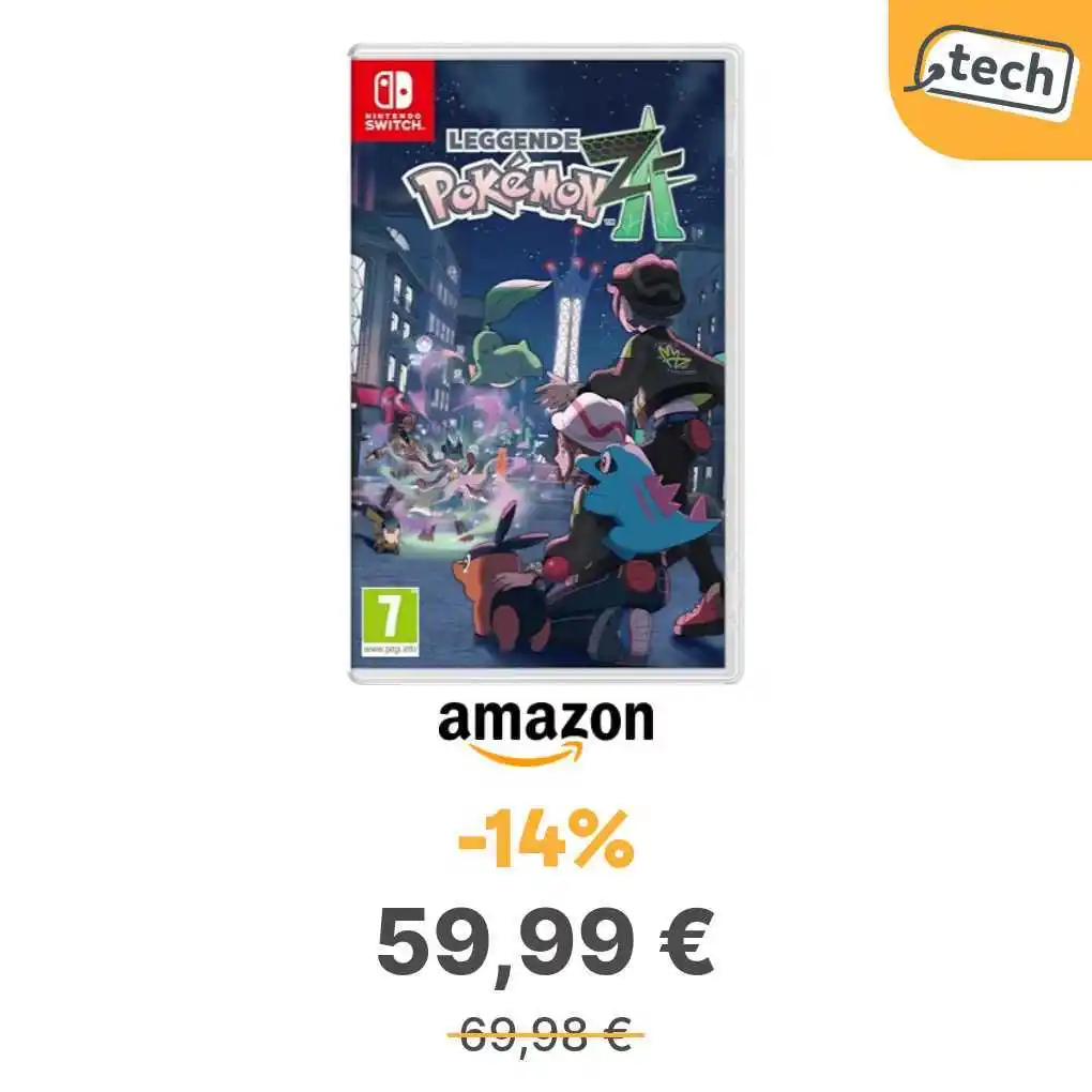 Image from offerte.club: *Leggende Pokémon: Z-A, Videogioco Nintendo, Ed. Italiana, Versione su...