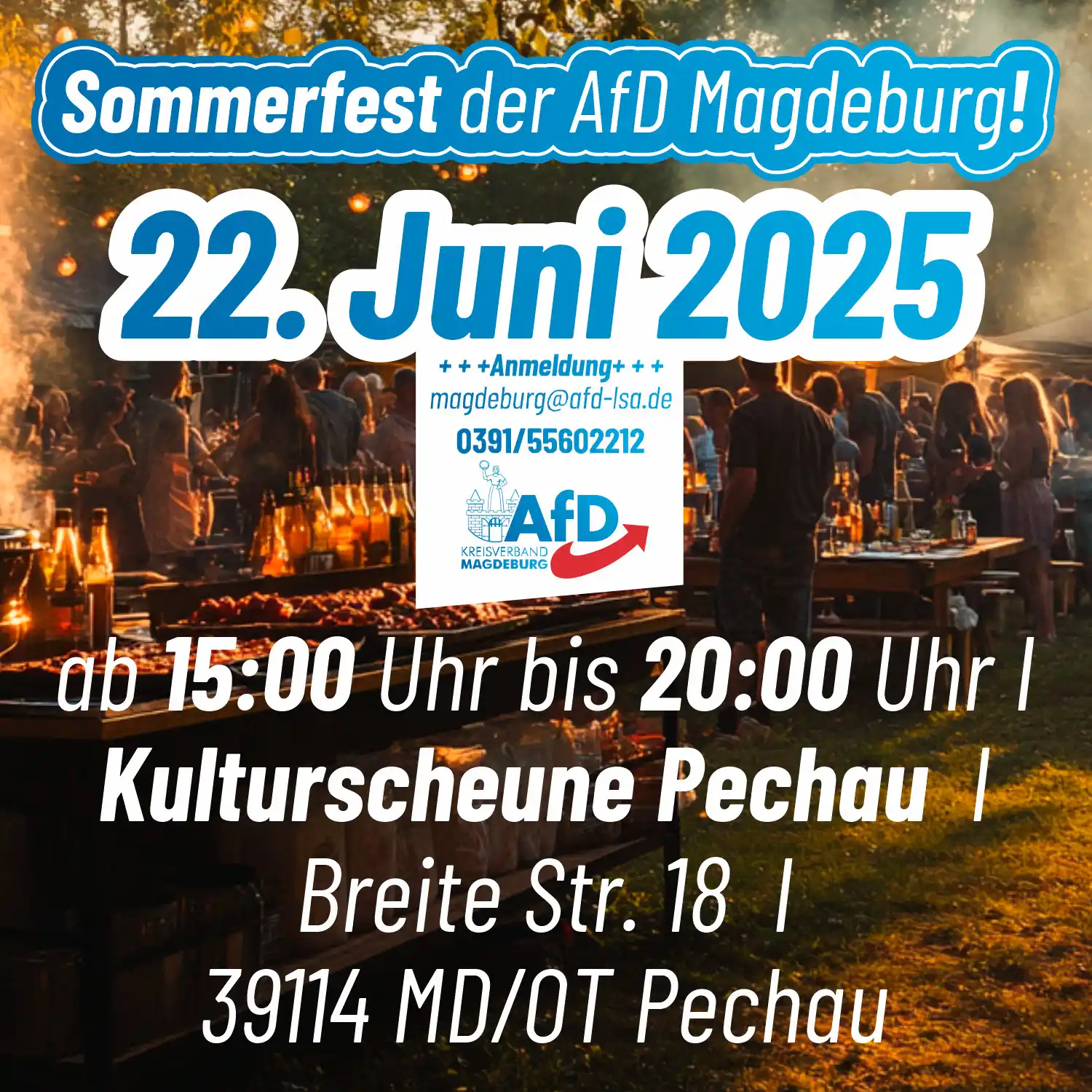 Image from AfD Magdeburg💙: Liebe Freunde, Interessierte und Parteimitglieder, wir laden euch – i...