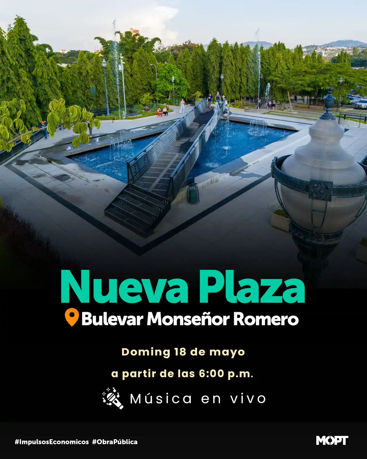 MOPT El Salvador post