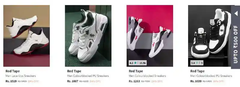 Image from Shopnery Shopping Deals: Myntra Loot : Upto 85% Off On Red Tape Shoes. Men's : https://myntr.i...