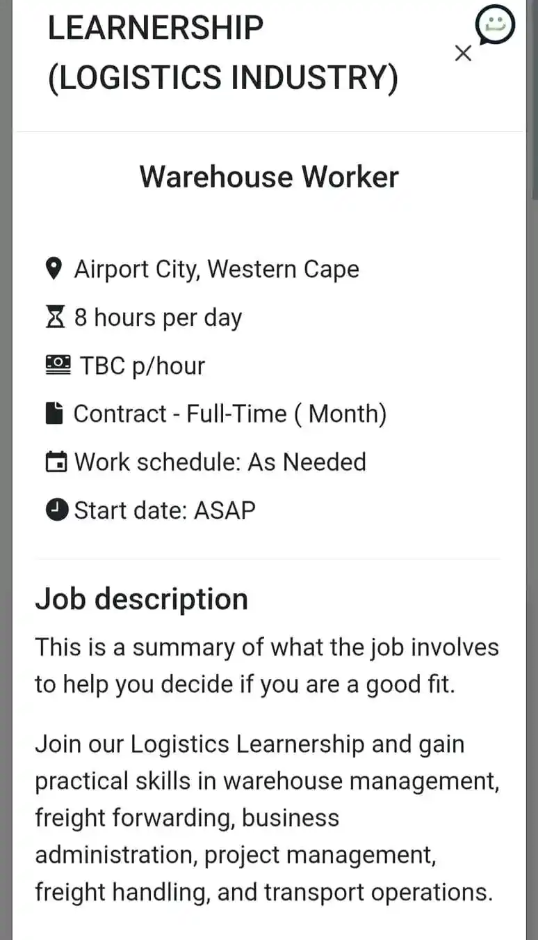 Image from SA JOBS CORNER🇿🇦: NOW RECRUITING: Logistics Learnerships – Nationwide! Looking to kicks...
