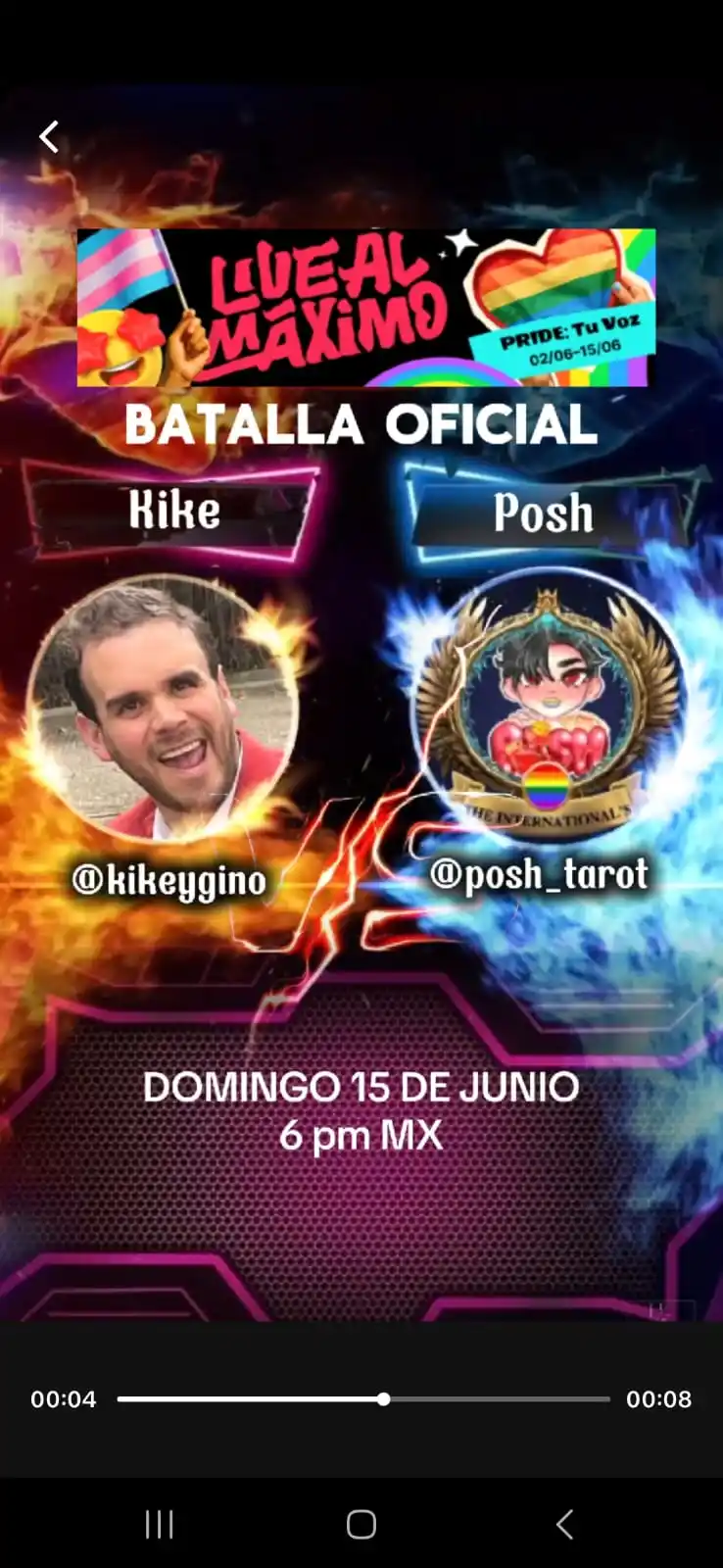 Image from Kike y Gino: Oigan Kikinos, nos acaba de confirmar TikTok que Kike tendrá *Batalla ...