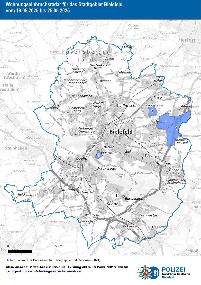 Image from Polizei NRW Bielefeld: *“Polizeifunk“ – 26.05.2025* *Titelstory*: _Einbruchsradar_ – In der ...